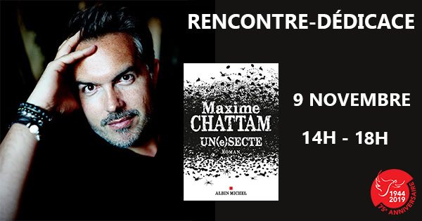 Photo de Maxime Chattam à Toulouse